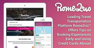 Rome2rio™ Offers Tips on Booking Early and Using Credit Cards Abroad