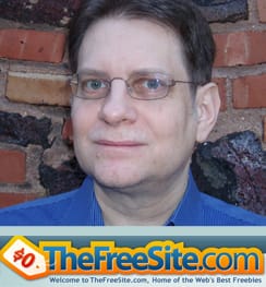 Portrait of Marc McDonald and Logo for TheFreeSite.com