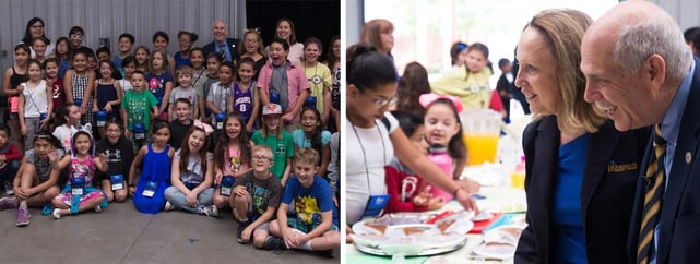 Collage of photos of Guadalupe Credit Union community events