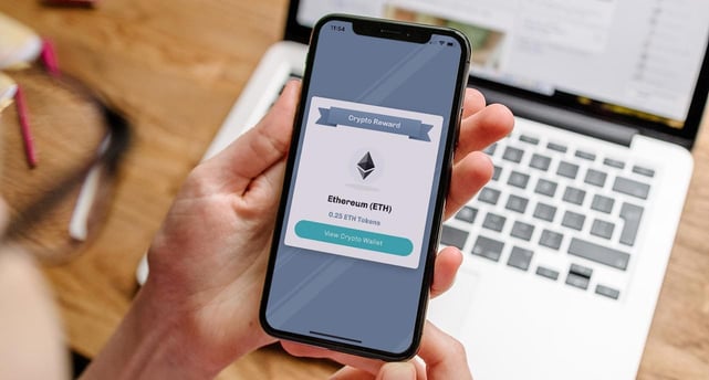 Screenshot of Crypto Rewards on mobile app Screenshot of Crypto Rewards on mobile app