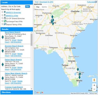 IBMSECU Locations Screenshot