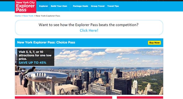 The New York City Explorer Pass The New York City Explorer Pass