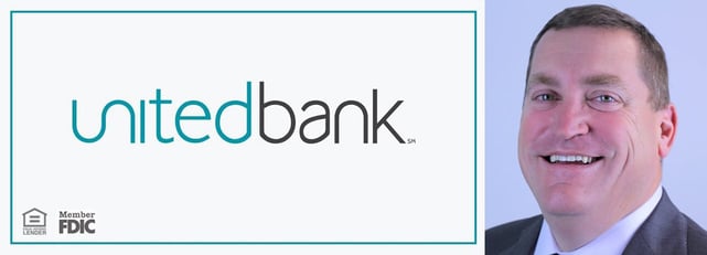 United Bank Logo and Portrait of Brandon Lorey United Bank Logo and Portrait of Brandon Lorey