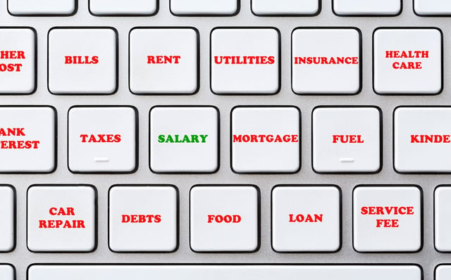 Image of Various Bills and Utility Expenses