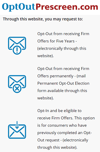 Screenshot of OptOutPresceen.com