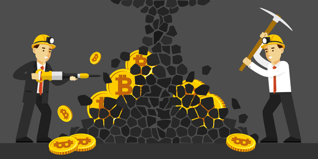 Bitcoin Mining Graphic