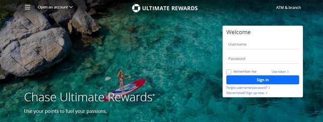 Chase Ultimate Rewards Screenshot