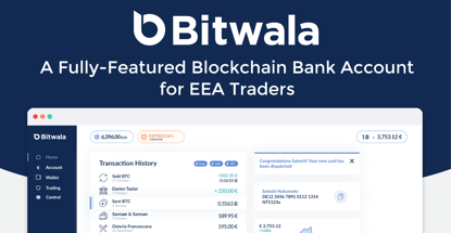 Bitwala A Fully Featured Blockchain Bank Account For Eea Traders