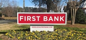 First Bank Sign