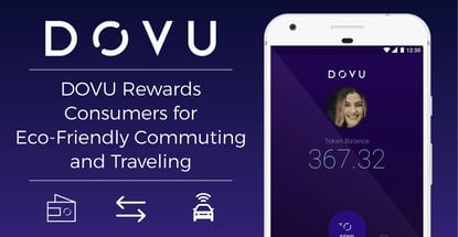 DOVU’s Blockchain-Based Token Rewards Consumers for Sharing Commuting Data and Modifying Travel in Eco-Friendly Ways DOVU’s Blockchain-Based Token Rewards Consumers for Sharing Commuting Data and Modifying Travel in Eco-Friendly Ways