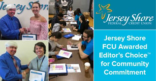 Jersey Shore FCU Awarded Editor’s Choice™ for Community Commitment