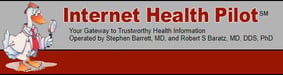 Screenshot of the Internet Health Pilot website