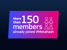 Screenshot from the #MetaHash website