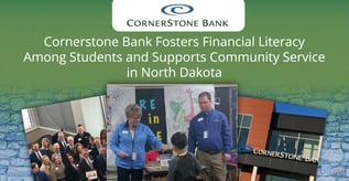 Cornerstone Bank Promotes Financial Literacy & Service