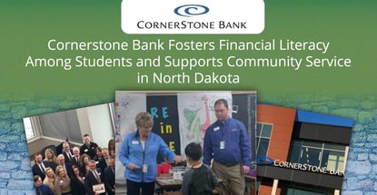 Cornerstone Bank Promotes Financial Literacy And Community Service