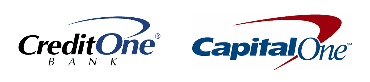 Credit One Bank and Capital One Bank Logos
