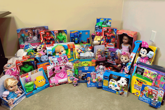 Photo of JSB toy donations Photo of JSB toy donations