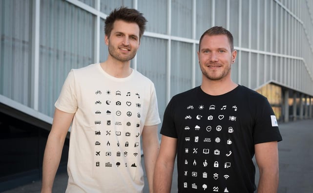 Photo of ICONSPEAK Co-Founders Georg Horn and Florian Nast