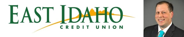 East Idaho Credit Union logo and VP of Marketing Toby Hayes East Idaho Credit Union logo and VP of Marketing Toby Hayes