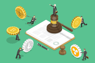 Cryptocurrency Compliance Graphic