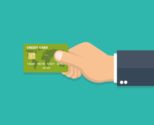 Hand Holding Credit Card Hand Holding Credit Card