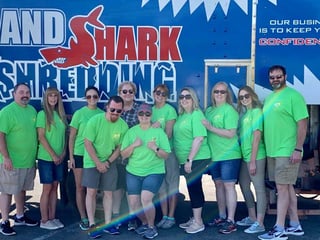 Photo of Service One employees at Shred Day Photo of Service One employees at Shred Day