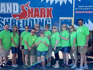 Photo of Service One employees at Shred Day