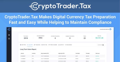 CryptoTrader.Tax Makes Digital Currency Tax Preparation Fast and Easy While Helping to Maintain Compliance CryptoTrader.Tax Makes Digital Currency Tax Preparation Fast and Easy While Helping to Maintain Compliance