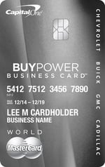 GM BuyPower Business Card⢠from Capital One® GM BuyPower Business Card⢠from Capital One®
