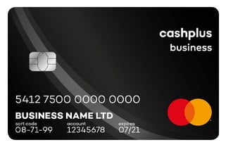Photo of Cashplus prepaid Mastercard