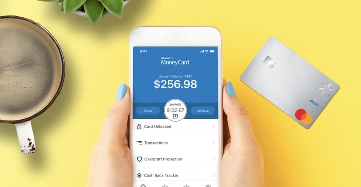 Screenshot of Walmart MoneyCard and app Screenshot of Walmart MoneyCard and app