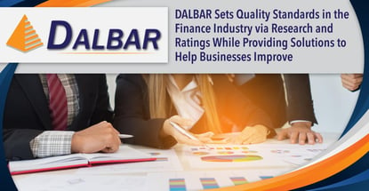 Dalbar Delivers Research Ratings And Solutions For Finance