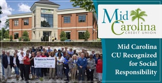 Mid Carolina CU Recognized for Social Responsibility