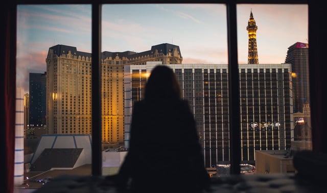 Photo of a Las Vegas Hotel Photo of a Las Vegas Hotel