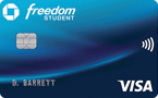 Chase FreedomÂ® Student credit card