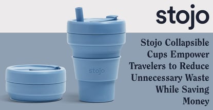 Stojo Collapsible Cups Empower Travelers to Reduce Unnecessary Waste While Saving Money Stojo Collapsible Cups Empower Travelers to Reduce Unnecessary Waste While Saving Money