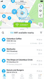 WiFi Map Screenshot