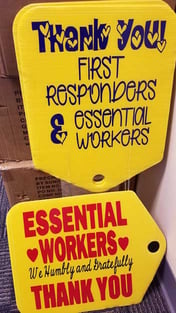 First Responder Thank You Sign First Responder Thank You Sign