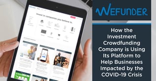 Wefunder: Helping Businesses in the Face of COVID-19