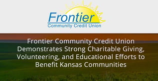 Frontier Community CU Supports KS Communities