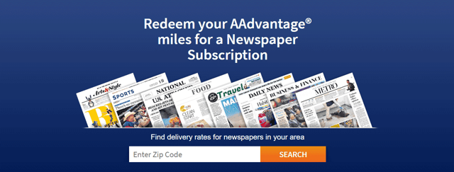 Screenshot of Newspaperrewards.com