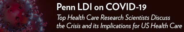 Screenshot of Penn LDI COVID-19 banner