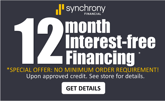 Interest Free Financing Offer