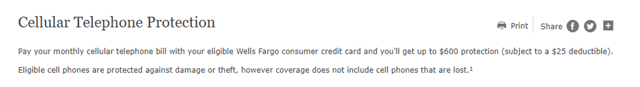 Wells Fargo Cellular Telephone Protection Wells Fargo Cellular Telephone Protection