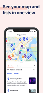 Wanderlog Map Screenshot
