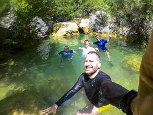 Funky Tours Travelers Swimming