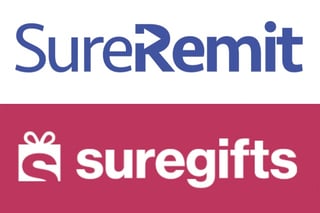 SureRemit and SureGifts logos