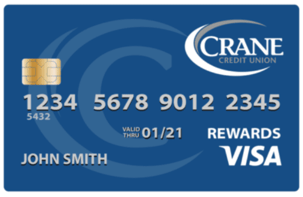 Crane Credit Union Visa Rewards Card