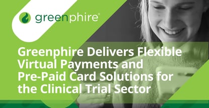 Greenphire Offers Virtual And Pre Paid Card Solutions For Clinical Trials