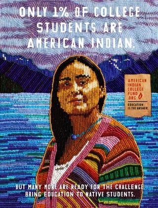 American Indian College Fund poster